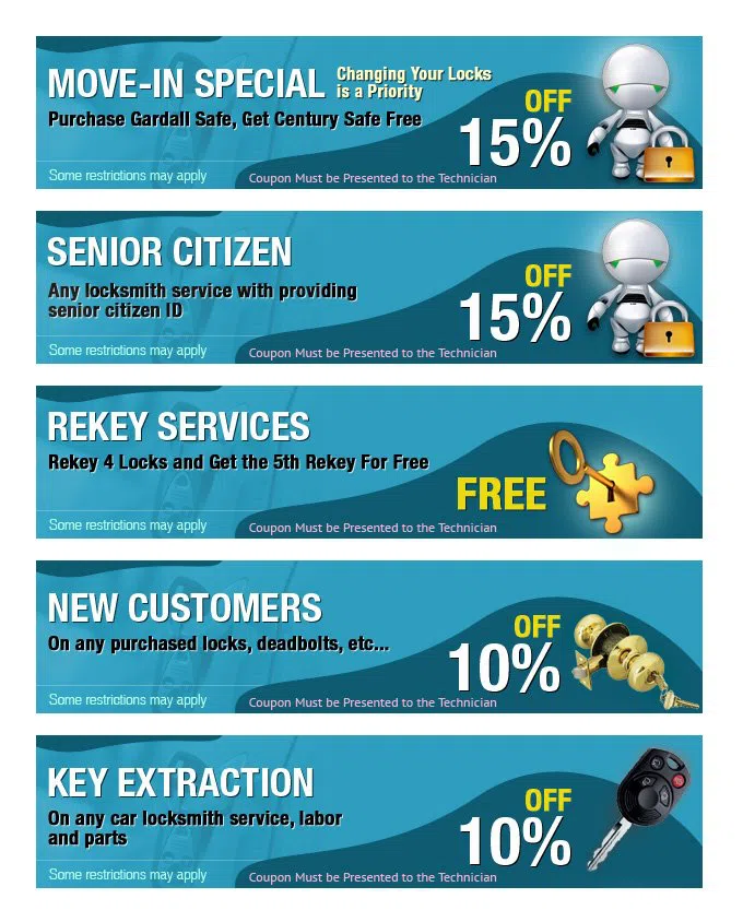 Metro Master Locksmith Orlando, FL 407-552-4009 - coupons8-set-five